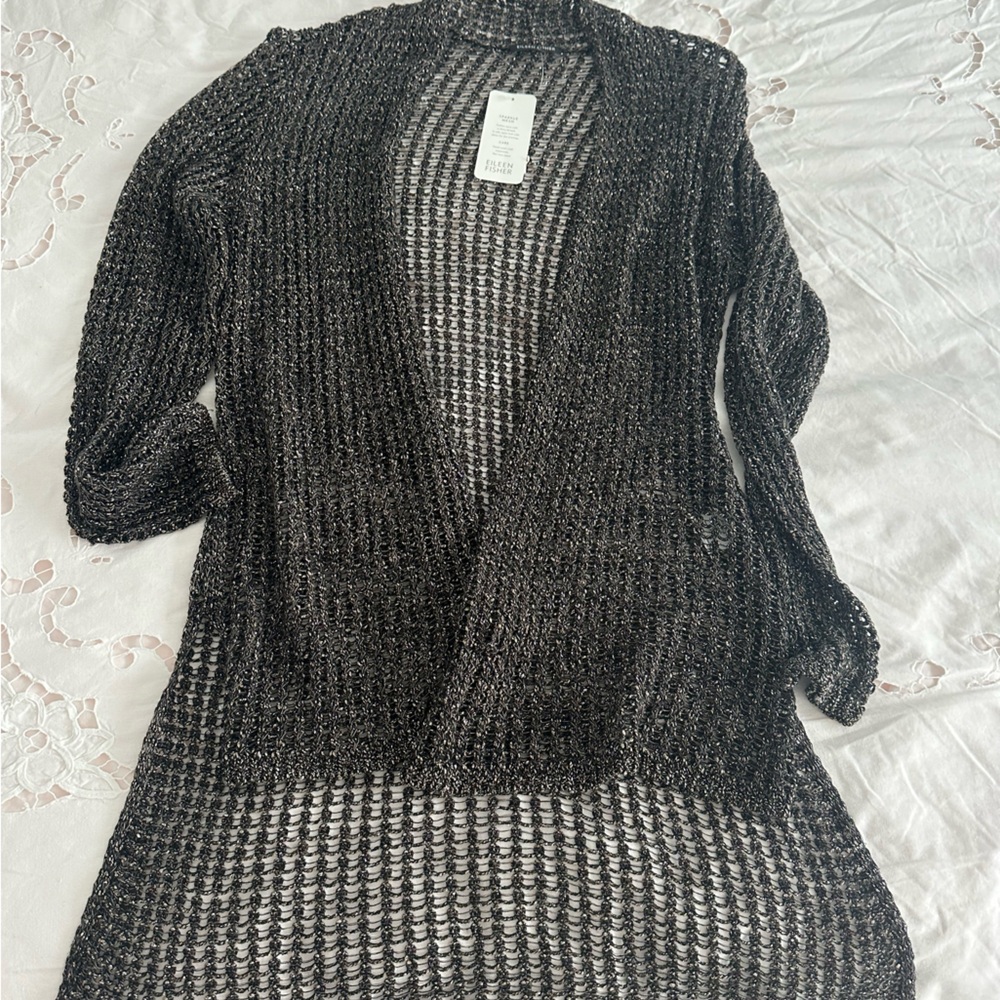 Eileen fisher duster length cardigan. NWT.
